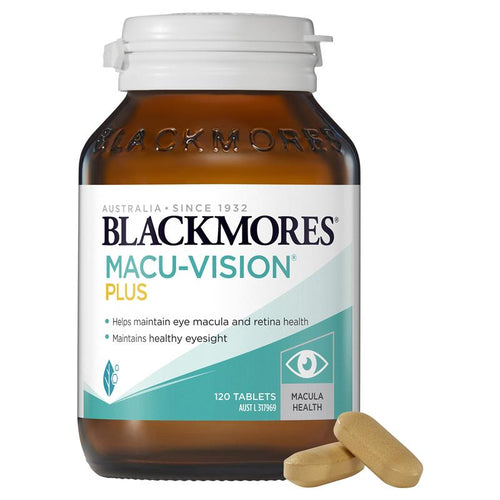 Blackmores Macu Vision Plus Eye Care Vitamin 120 Tablets - Vitamins 4 You
