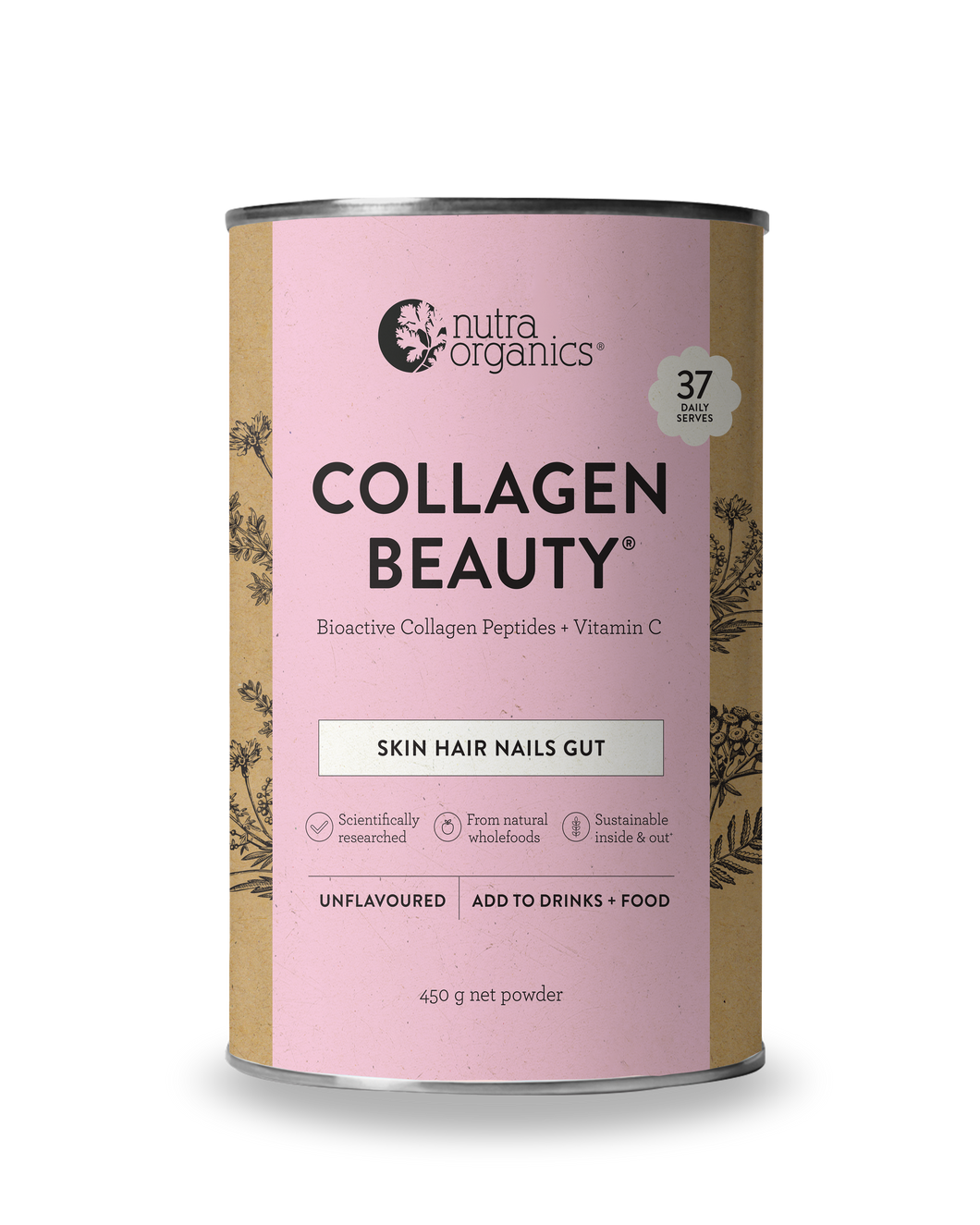 Nutra Organics Collagen Beauty™ 450g - Vitamins 4 You