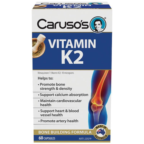 Caruso's Vitamin K2 60 Capsules - Vitamins 4 You