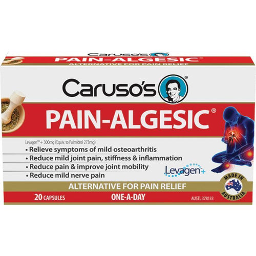 Caruso's Pain-Algesic 20 Capsules - Vitamins 4 You