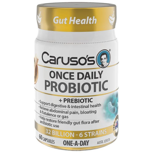 Caruso's Once Daily Probiotic 60 Capsules - Vitamins 4 You
