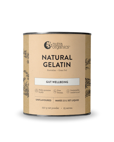 Nutra Organics Natural Gelatin 250g - Vitamins 4 You