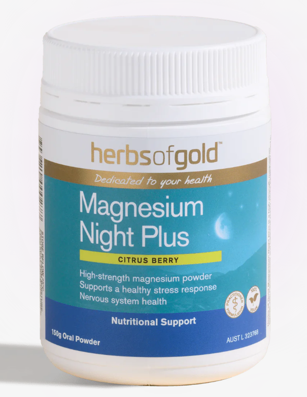 Herbs of Gold Magnesium Night Plus 150g - Vitamins 4 You