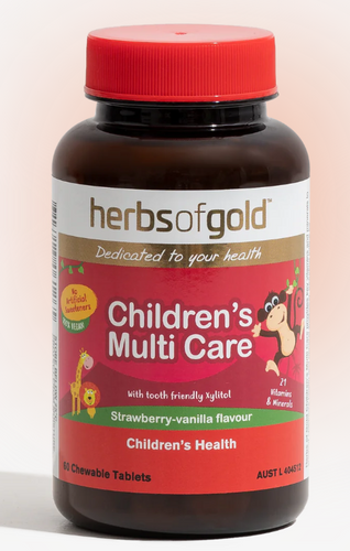 Herbs of Gold Children's Multi Care 60 Chewable Tablets - Vitamins 4 You