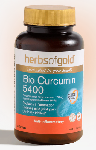 Herbs of Gold Bio Curcumin 5400 60 Tablets - Vitamins 4 You