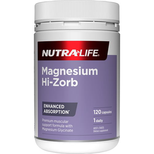 Nutra-Life Magnesium Hi-Zorb 120 Capsules - Vitamins 4 You