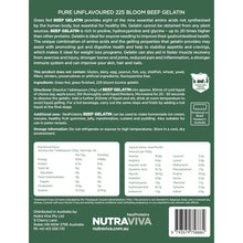 将图片加载到图库查看器,Nutraviva Beef Gelatin (Grass Fed) 450g - Vitamins 4 You