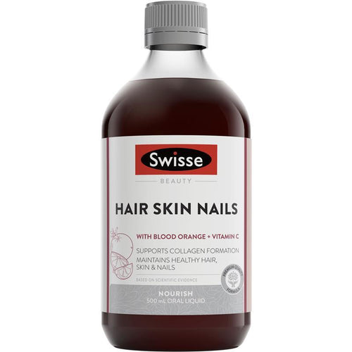 Swisse Ultiboost Hair Skin Nails Liquid 500ml - Vitamins 4 You