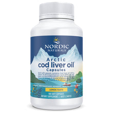 Load image into Gallery viewer, Nordic Naturals Arctic Cod Liver Oil Soft Gels Lemon - Vitamins 4 You