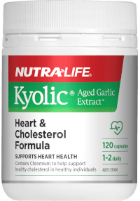 Nutralife Kyolic® Aged Garlic Extract™ Heart & Cholesterol Formula 120 Capsules - Vitamins 4 You