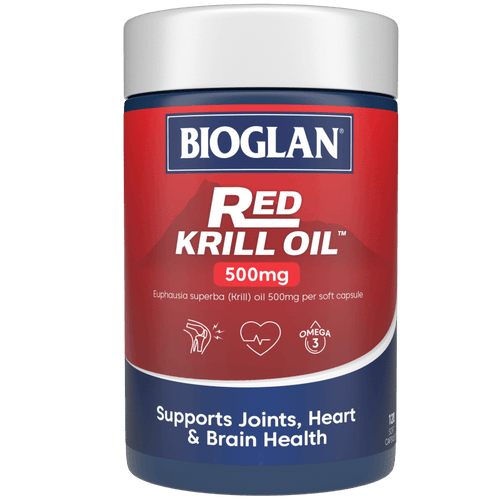 bioglan red krill oil triple action 500mg 120 capsules