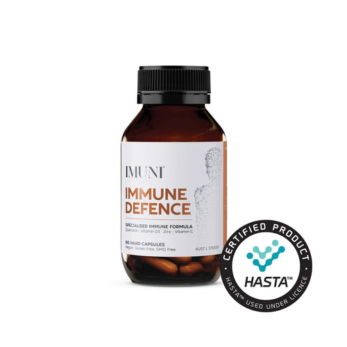 IMUNI Immune Defence - Quercetin, Vitamin D3, Zinc & Vitamin C 60 Capsules - Vitamins 4 You