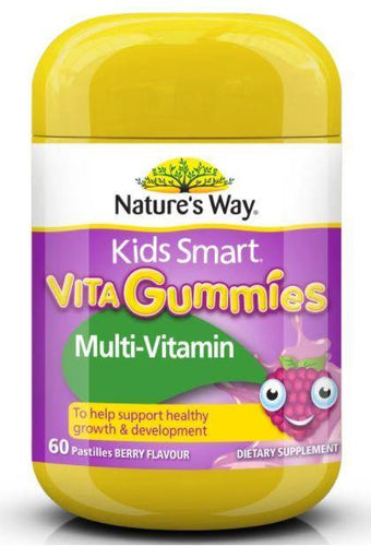 Nature's Way Kids Smart Vita Gummies Multi-Vitamin 60 Pastilles - Vitamins 4 You