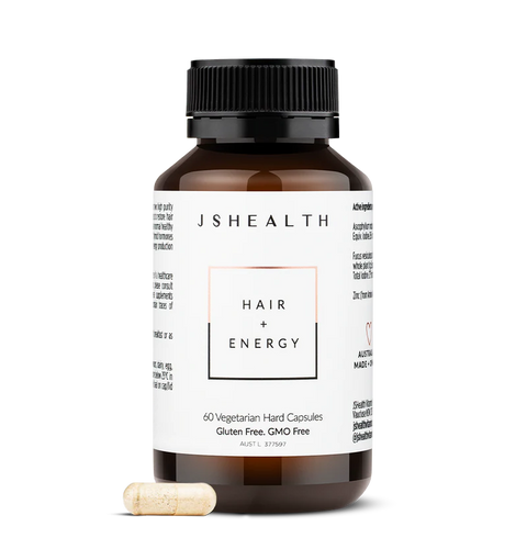 JS Health Hair + Energy Formula 60 Capsules - Vitamins 4 You