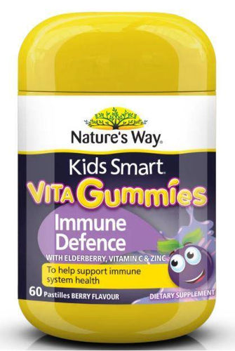 Nature's Way Kids Smart Vita Gummies Immune Defence 60 Pastilles - Vitamins 4 You