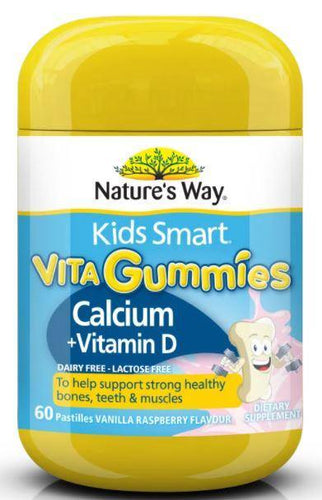 Nature's Way Kids Smart Vita Gummies Calcium + Vitamin D 60 Pastilles - Vitamins 4 You