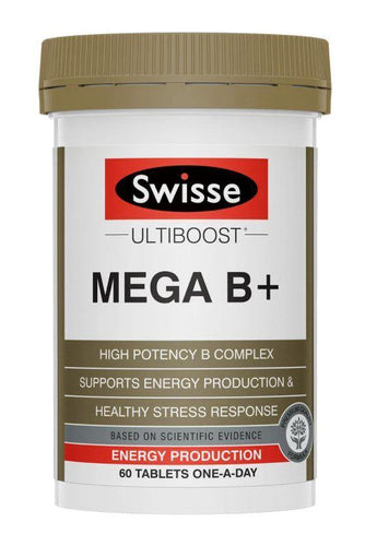 Swisse Ultiboost Mega B 60 Tablets - Vitamins 4 You