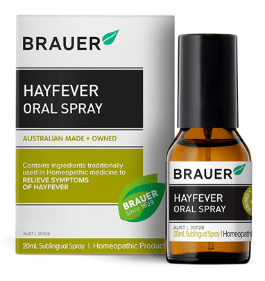 Brauer Hayfever Oral Spray 20ml - Vitamins 4 You