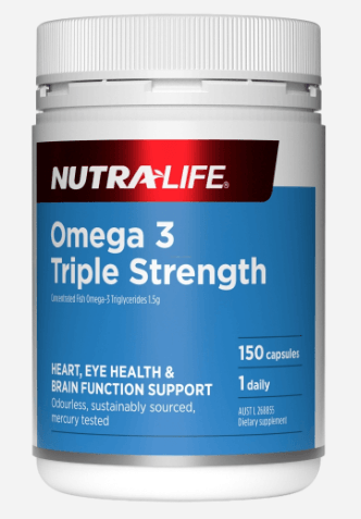 Nutralife Omega 3 Triple Strength 150 Caps - Vitamins 4 You