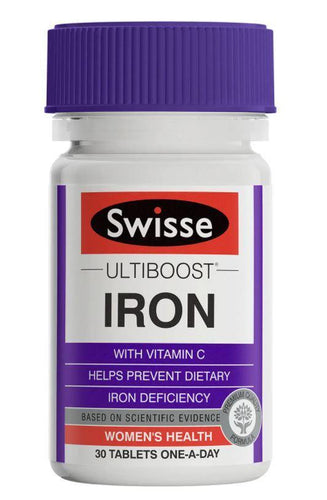 Swisse Ultiboost Iron 30 Tablets - Vitamins 4 You