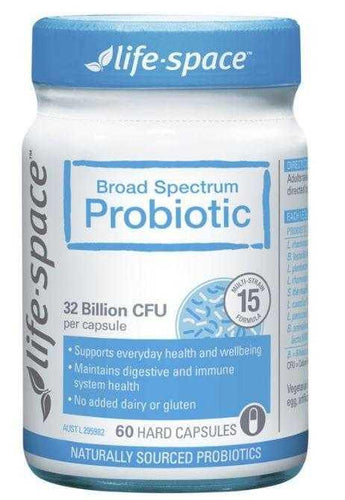 Life Space Broad Spectrum Probiotic 60 Capsules Vitamins 4 You