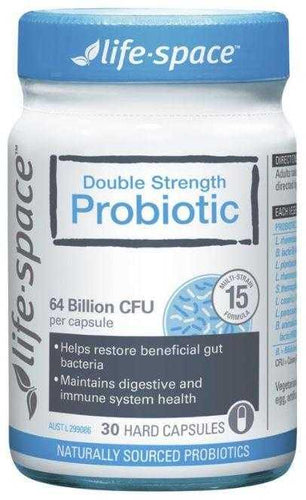 Life Space Double Strength Probiotic 30 Capsules Vitamins 4 You