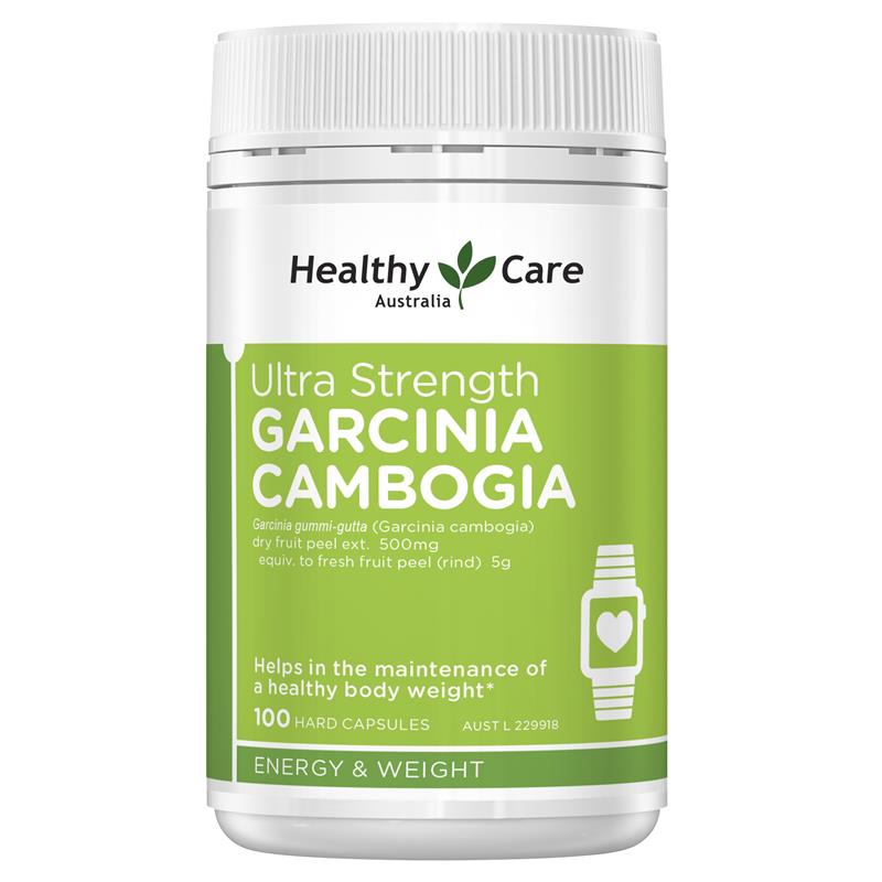 Healthy Care Garcinia Cambogia Ultra Strength 5000 100 Capsules - Vitamins 4 You