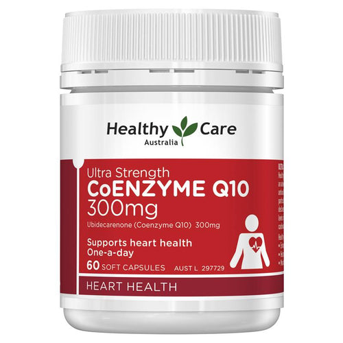 Healthy Care Ultra Strength CoEnzyme Q10 300mg 60 Capsules - Vitamins 4 You
