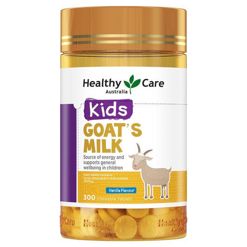 Healthy Care Goat Milk Vanilla Flavour Chewable 300 Tablets - Vitamins 4 You