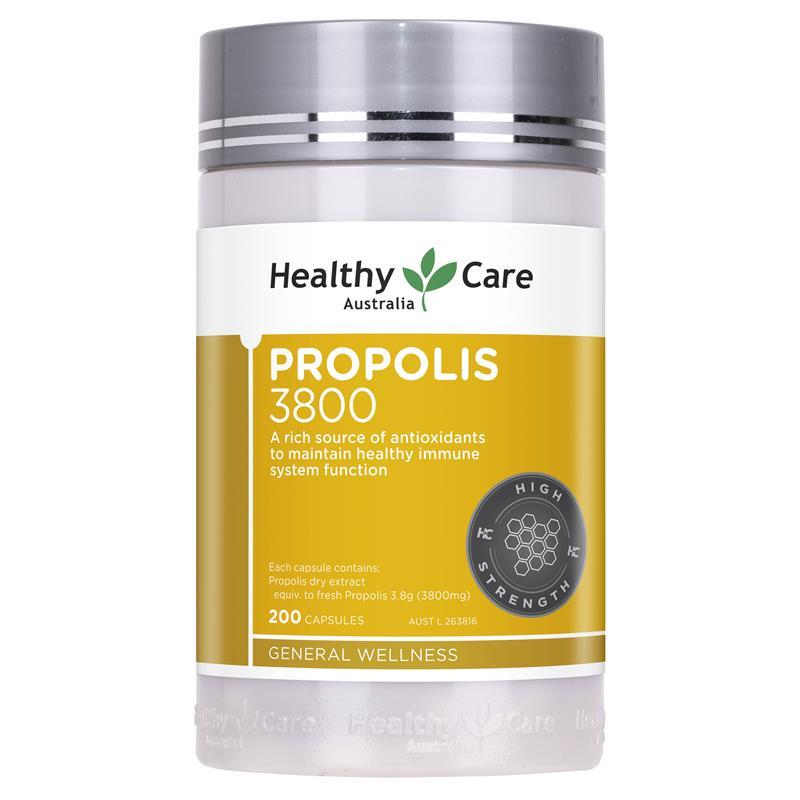 Healthy Care Propolis 3800mg 200 Caps - Vitamins 4 You