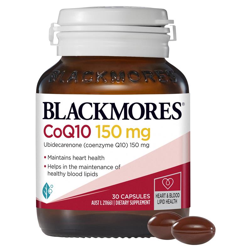 Blackmores CoQ10 150mg Heart Health Vitamin 30 Capsules - Vitamins 4 You