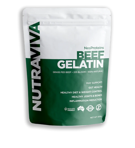 Nutraviva Beef Gelatin (Grass Fed) 450g - Vitamins 4 You