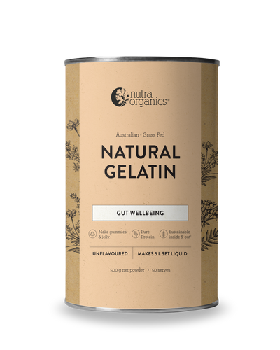 Nutra Organics Natural Gelatin 500g - Vitamins 4 You