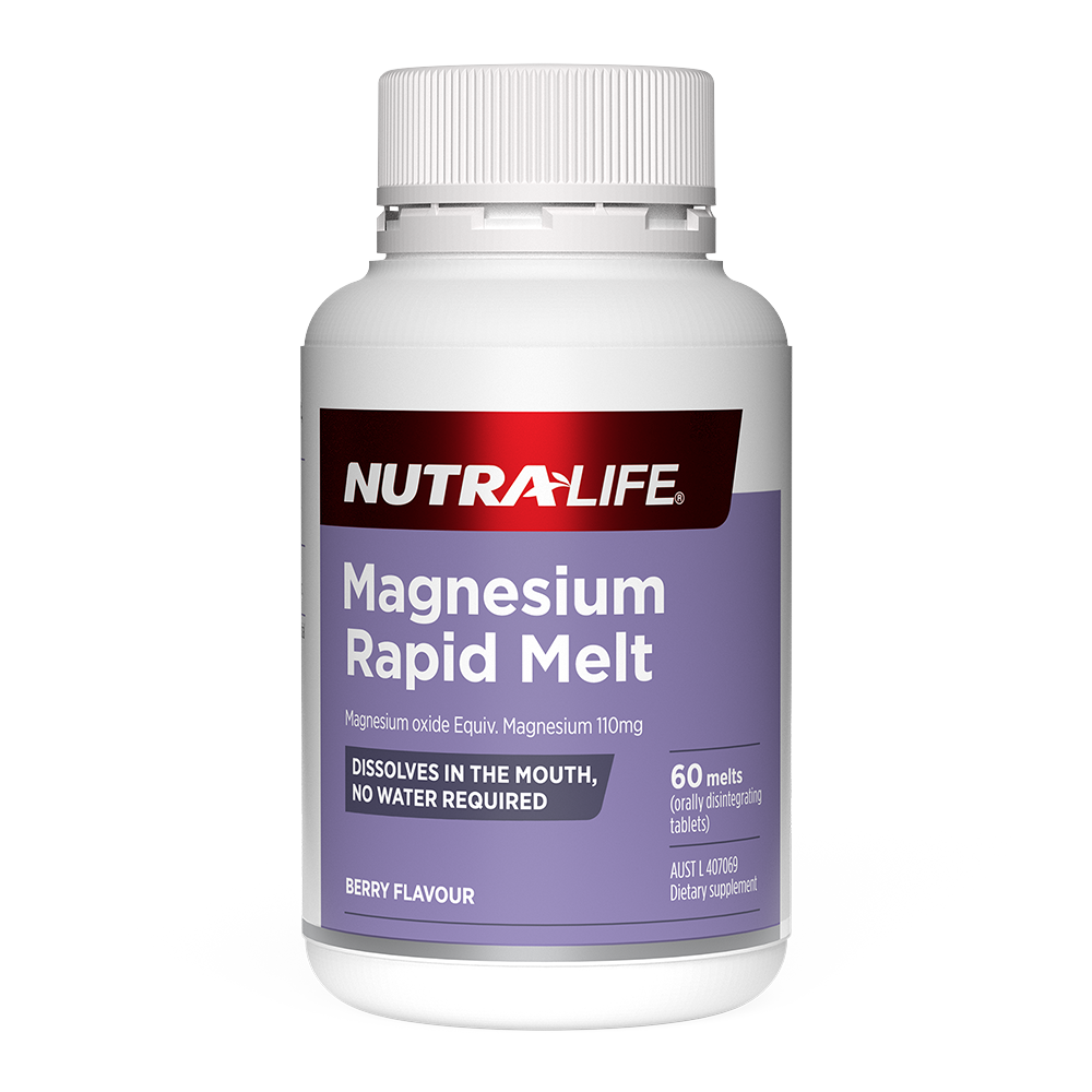 Nutra-Life Magnesium Rapid Melt 60 Melts - Vitamins 4 You