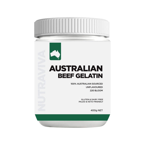 Nutraviva Australian Beef Gelatin 400g - Vitamins 4 You