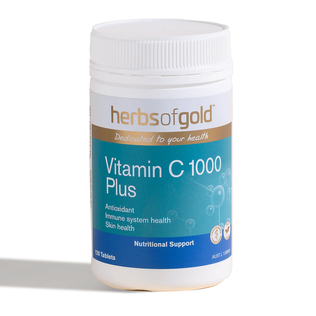 Herbs of Gold Vitamin C Plus 120 Tablets - Vitamins 4 You
