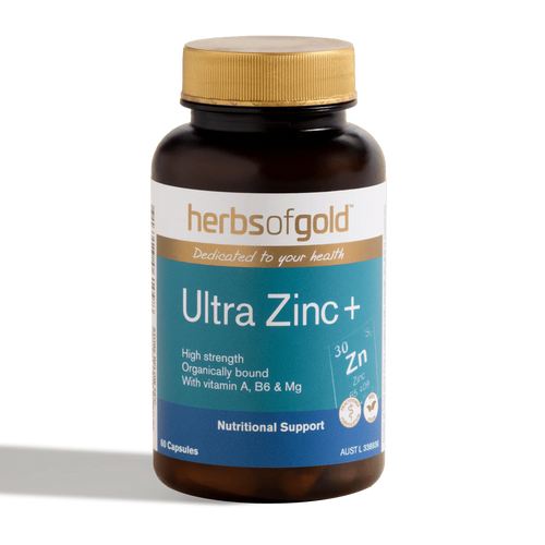 Herbs of Gold Ultra Zinc + 60 Capsules - Vitamins 4 You