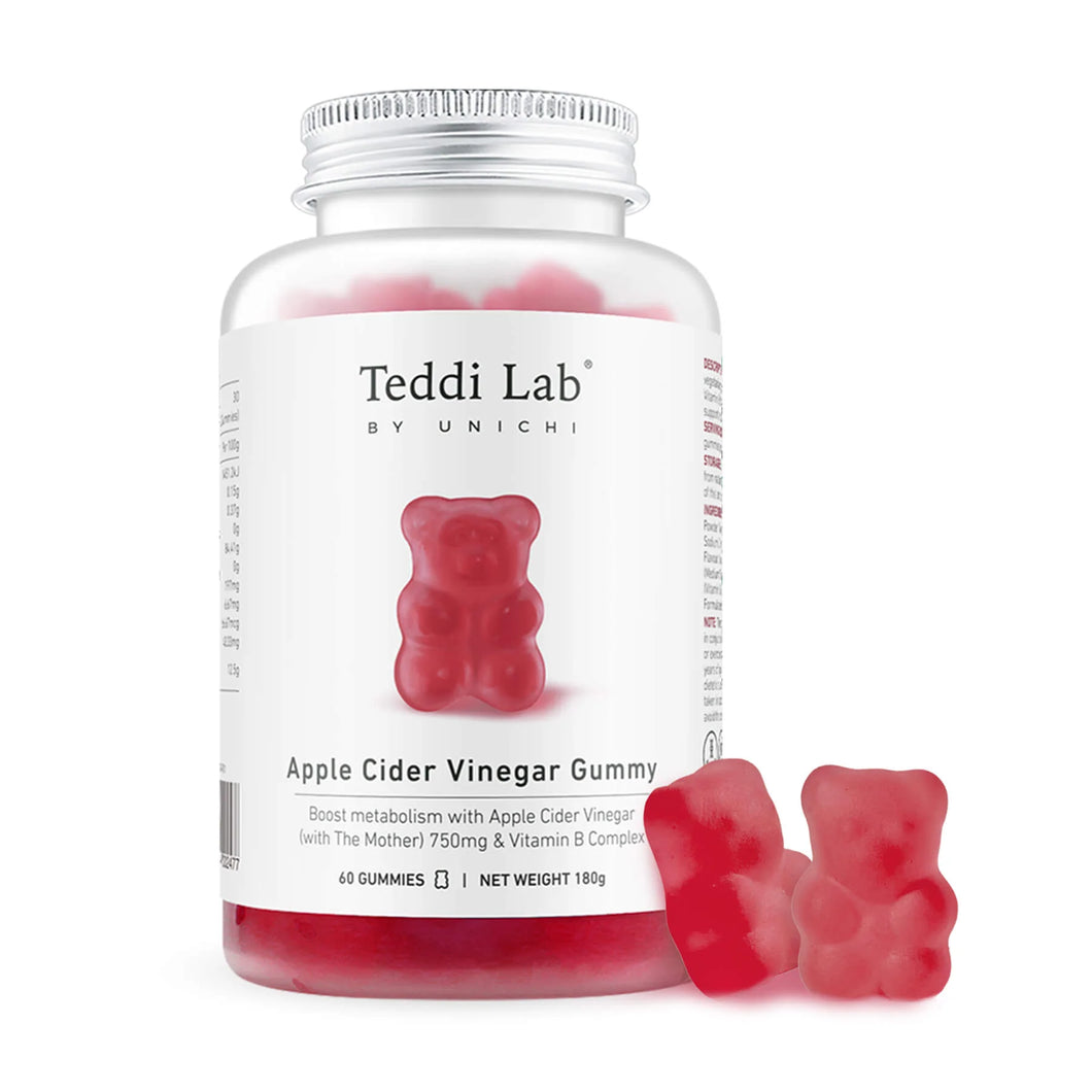 Unichi Apple Cider Vinegar Gummy 60 Gummies - Vitamins 4 You