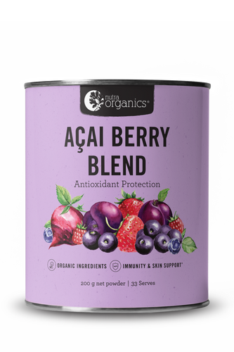 Nutra Organics Acai Berry Blend 200g - Vitamins 4 You