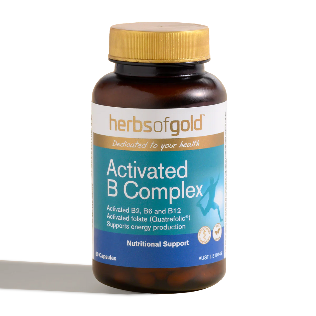 Herbs of Gold Activated B Complex 60 Capsules - Vitamins 4 You