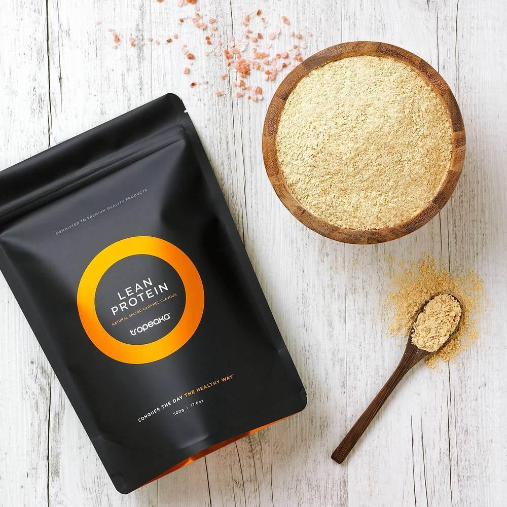 Tropeaka Lean Protein Salted Caramel 500g - Vitamins 4 You